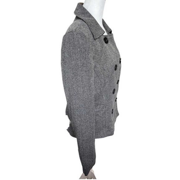 To the Max grey pea coat L - Picture 2 of 5